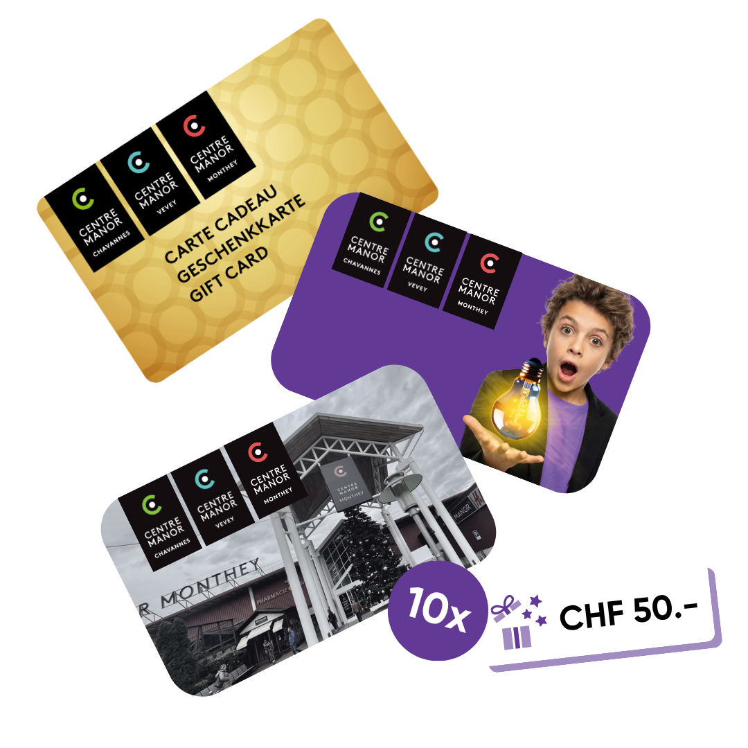 Cartes cadeaux concours