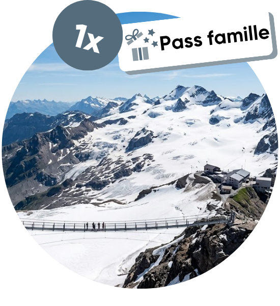 Pass famille glacier 3000 à gagner