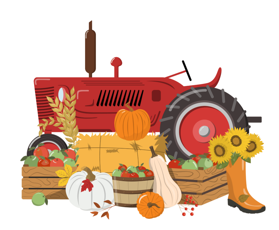 illustration tracteur automne centres manor